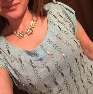 Aryn K top mint Green Medium